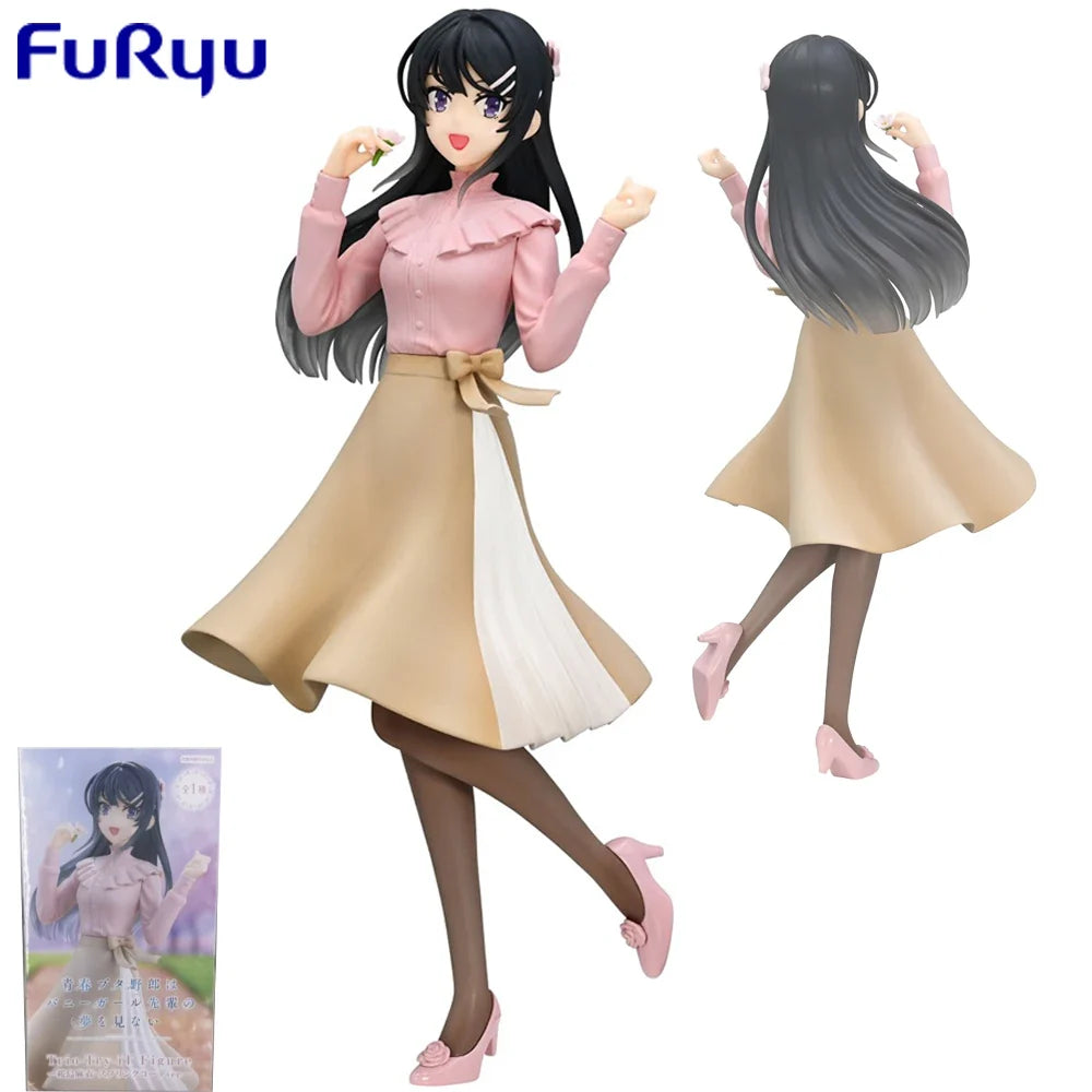 Original in Stock FuRyu Seishun Buta Yarou Wa Bunny Girl Senpai No Yume Wo Minai Sakurajima Mai Anime Figure Model Decoration