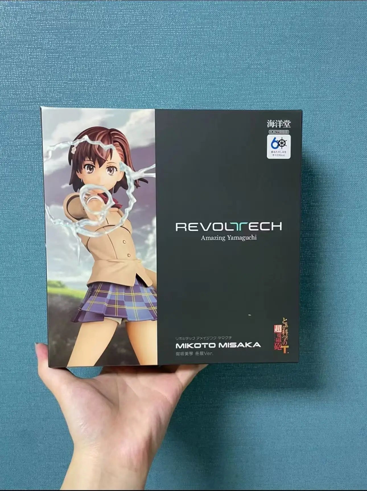 Kaiyodo Wheel Technology Series Surprise Yamaguchi Misaka Mikoto with Special Bonus Figures
