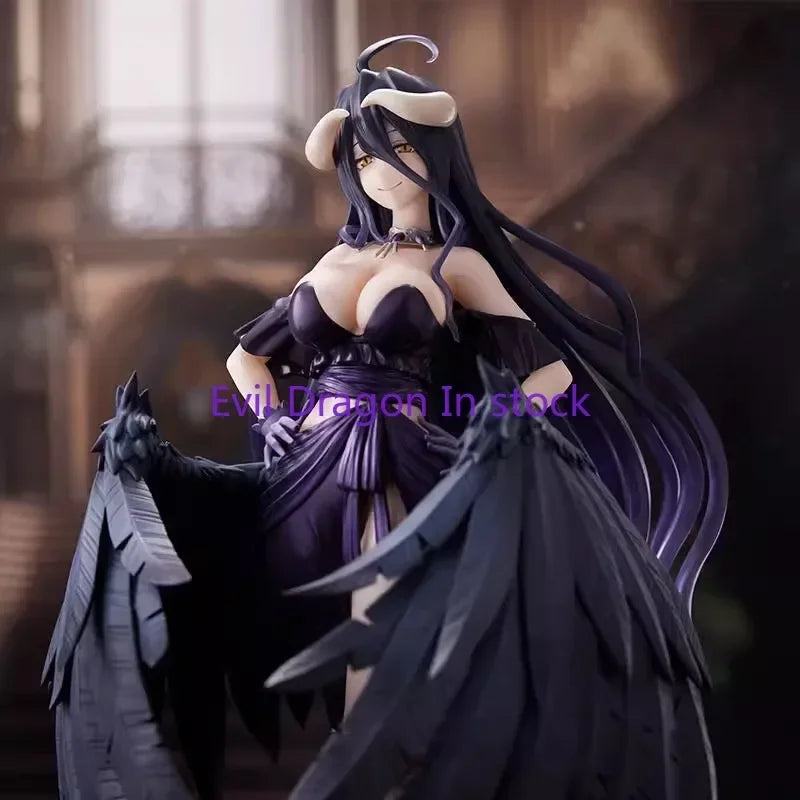 Spot TAiTO AMP ARTIST MASTERPIECE OVERLORD IV Albedo Black Dress Original Action Figure Anime Model Toy Collection Doll Gift