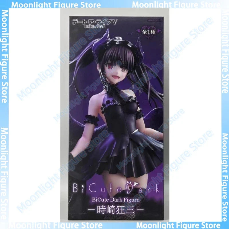 In Stock FuRyu BiCute Dark Tokisaki Kurumi Little Devil Desktop Cute Doll Anime Action Figure Toy Gift Model Collection