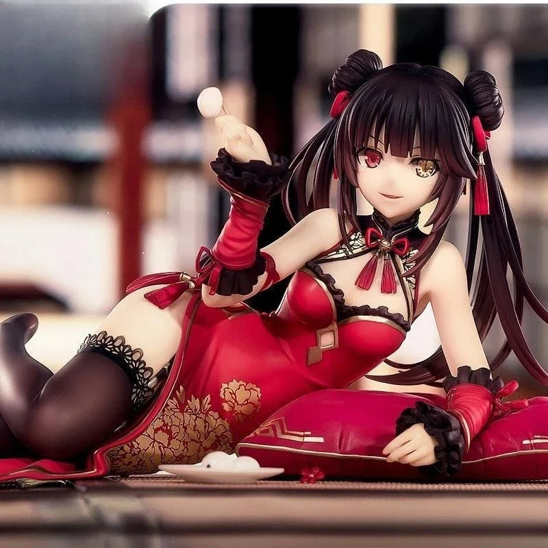 Japanese Comics Figure  APEX DATE A LIVE The Return of Elves Tokisaki Kurumi Chinese New Year Qipao Anime Model Bandai Banpresto