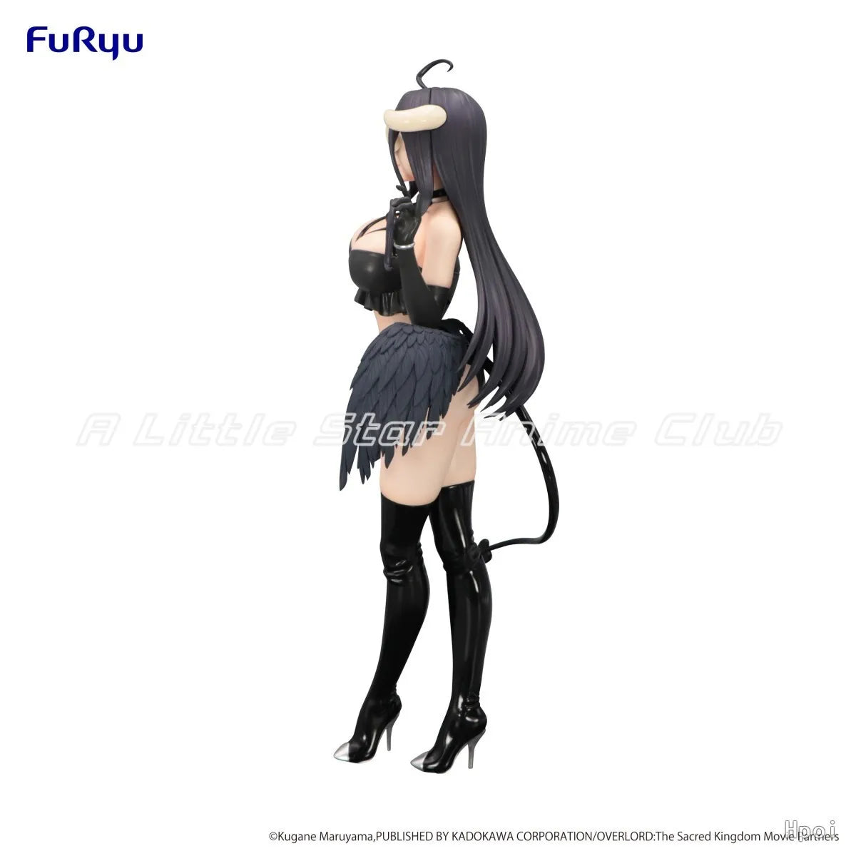 In Stock Original FuRyu BiCute Dark Figure OVERLORD Albedo Devil Girl Anime Figure Model Collection Toys