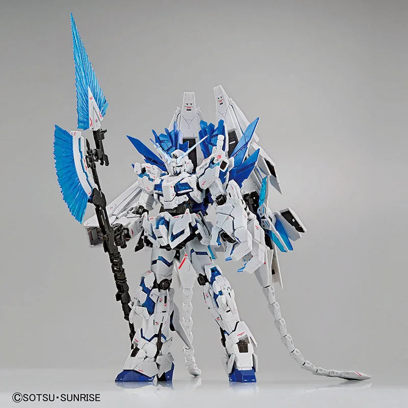 Bandai RG THE GUNDAM BASE LIMITED UNICORN GUNDAM PERFECTIBILITY 1/144 Anime Figure Model Gift collection for Boy children Toys g