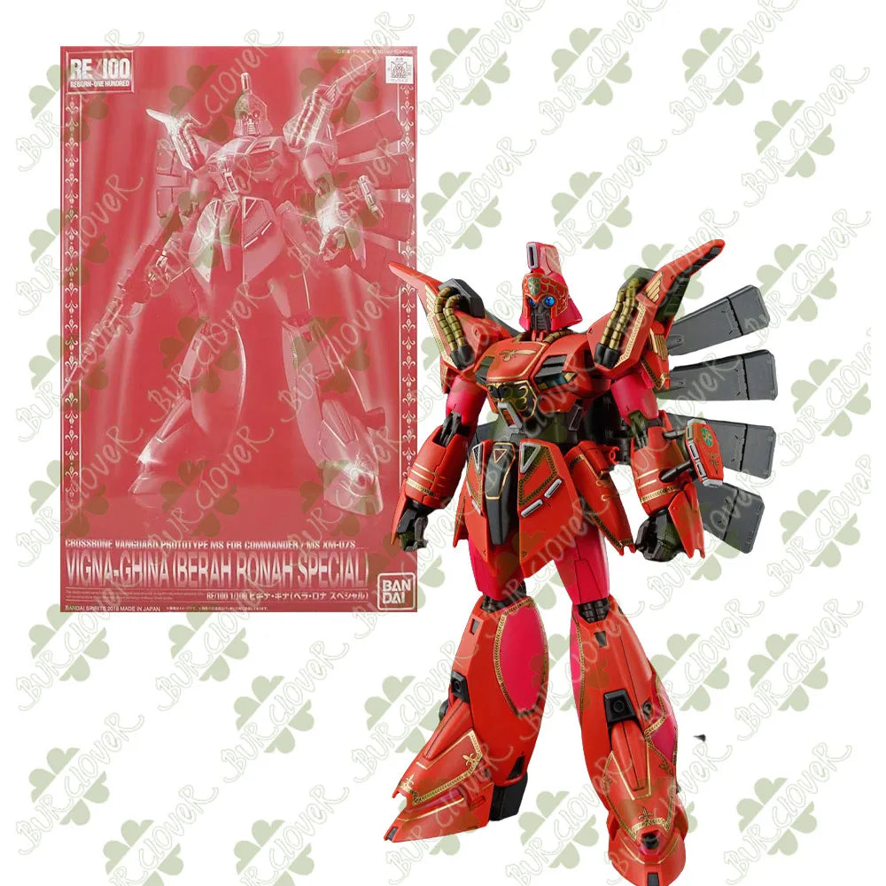 BANDAI Official GUNDAM RE Series 1/100 ZMT-S126G SHOKEW AMX-107R REBAWOO Limited & Special Versions Anime Action Figure