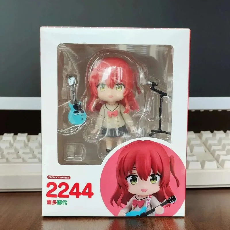 Q-version Girl Anime BOCCHI THE ROCK Gotoh Hitori Figurine Yamada Ryo Action Figures Cute Dinosaur PVC Collection Model Toy Gift
