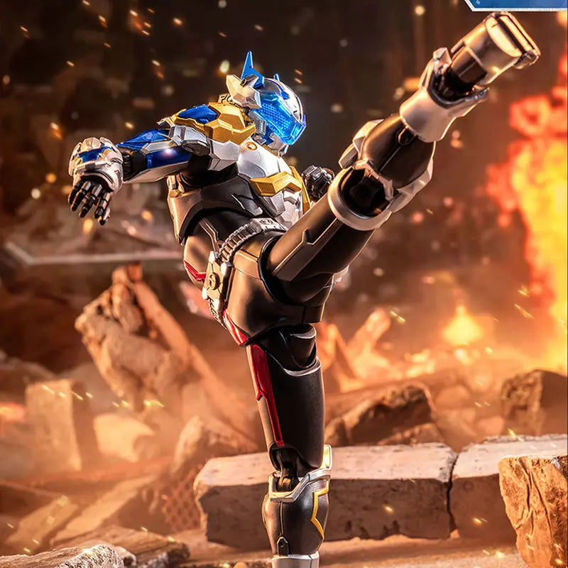 Nuclear Gold Reconstruction Overlord Battle God Baatar & Tamir 1/10 Scale Actionfigur, bewegliche Sammler-Anime-Modellspielzeug
