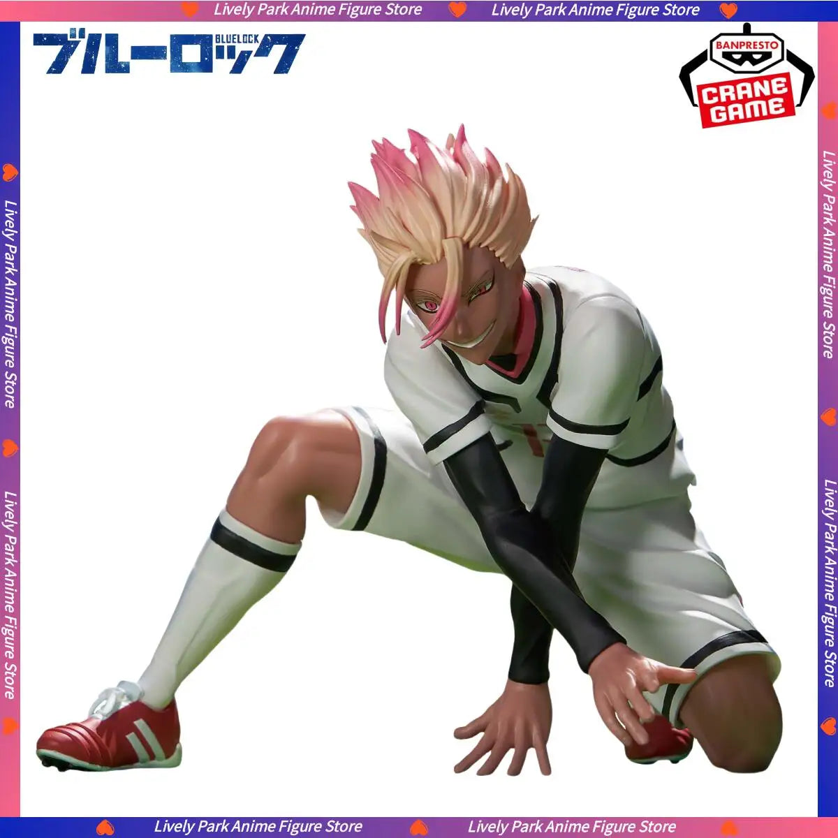 BANDAI Original Genuine BLUE LOCK Shido Ryusei Figure -U-20 Action Toy Figure Anime Character PVC Statue Model Toy Festival Gift