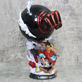 39cm ONE PIECE Figure Monkey D. Luffy Three Levels GK Anime Collection Model Desktop Ornament Decorations Children Toys Gifts