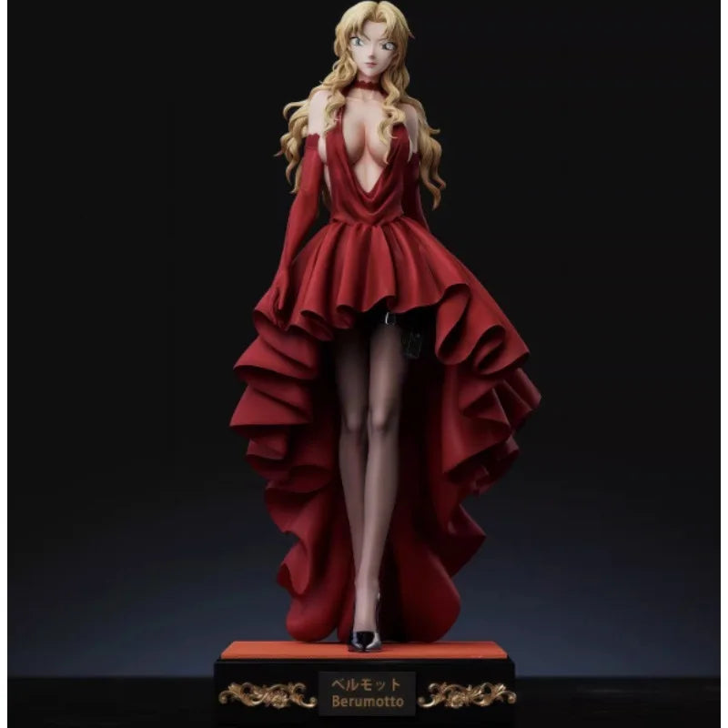 2026 Detective Conan Anime Figure Vermouth Figure Berumotto Action Figurine Collection Desk Ornament Toy Boyfriend Festival Gift