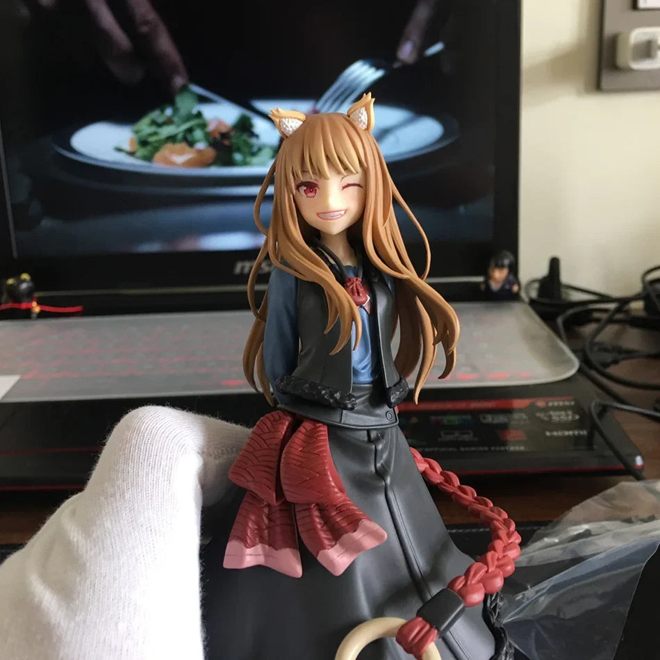 New Anime Spice And Wolf Figure Toys 17cm Holo Figural Action Doll Cute Girls PVC Model Toy For Kids Birthday Gifts In Stock