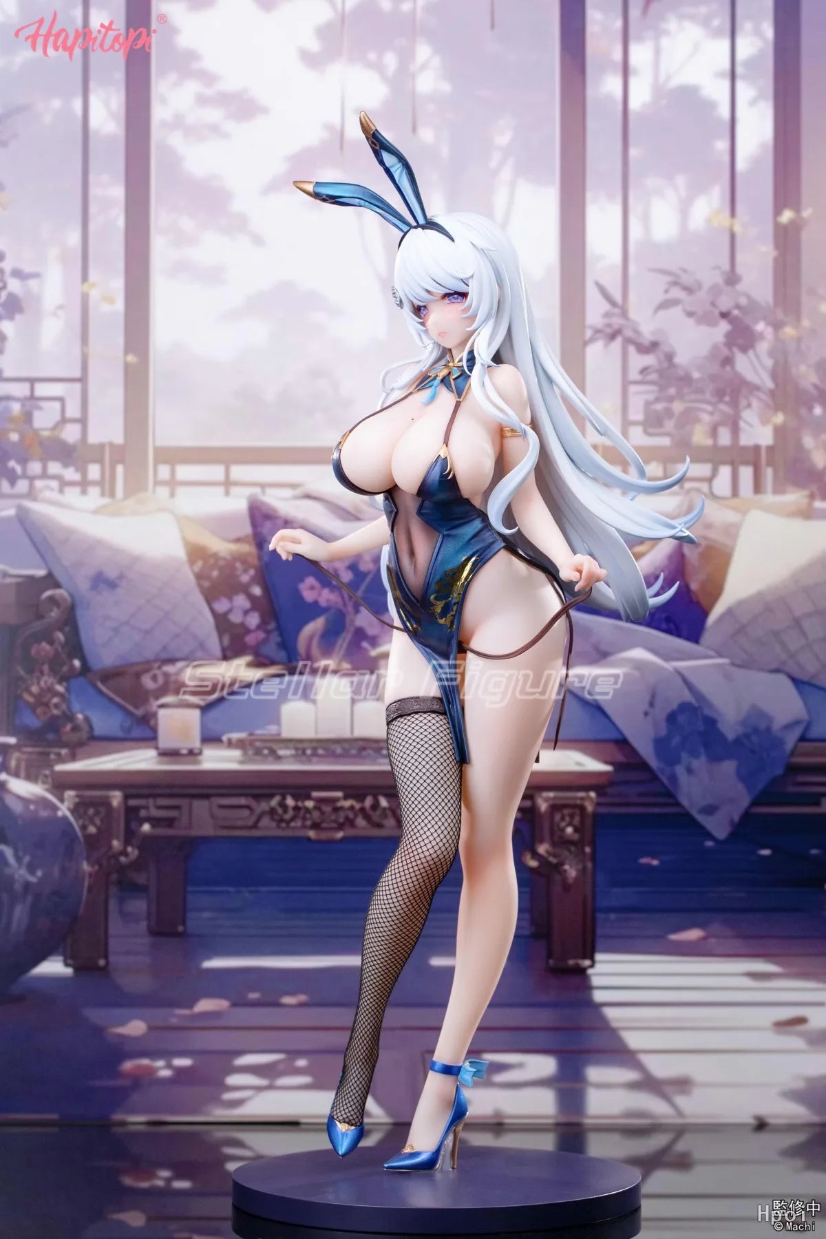 【SF】In Stock Hapitopi Flagship Bunny Girl Real Net Stockings Chasing Eyes Temperature Paint 1/6 Ratio Figure Collection Gifts