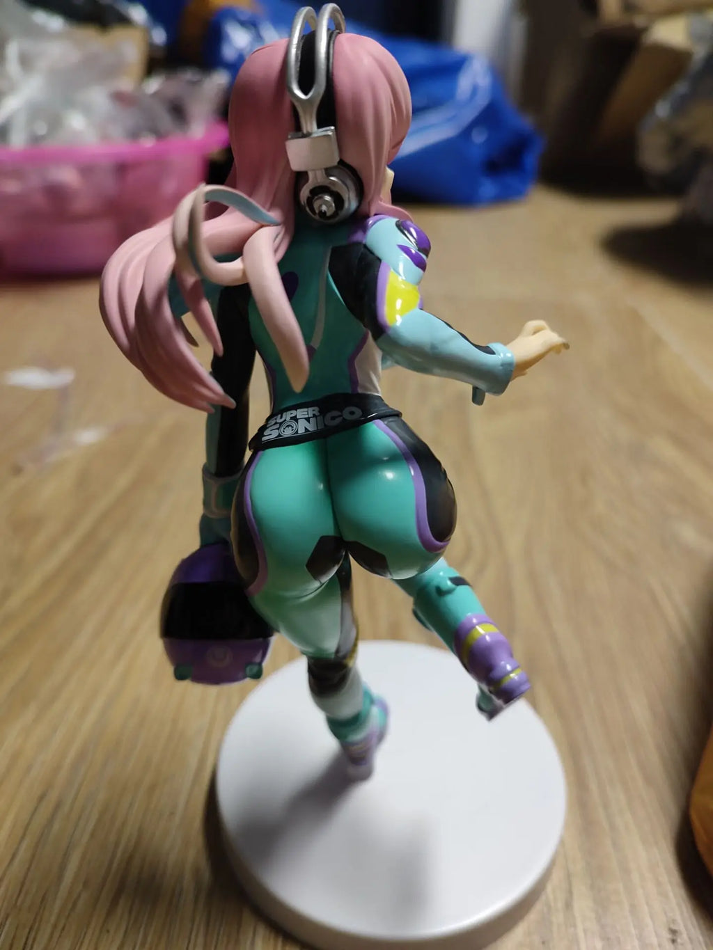 19cm 2023 newest In stock Japanese original anime figure Racing Suit Super Sonico action figure collectible model toys for boys