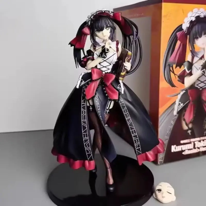 New Date A Live Kurumi Tokisaki 'Nibelcole' Anime Figure - Gothic Lolita Spirit Collector Statue Desktop Display Gift