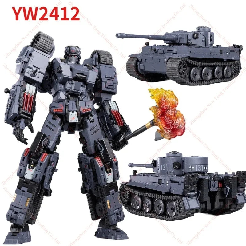In Stock TOYSEASY YW2202 Xing Tian JS-02 YW2203 Zhu Rong JS-04 Minɡ He Alloy Warship Transformation Action Figures Collection