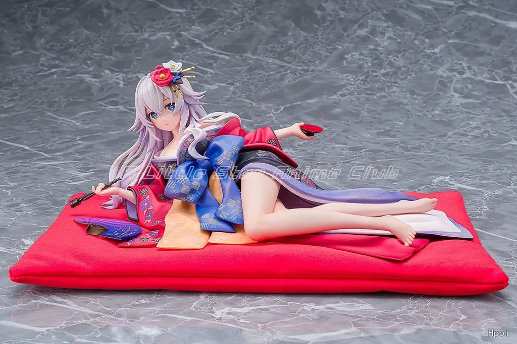 【Pre Sale】Original KADOKAWA KDcolle Hyperdimension Neptunia Noire/Neptune Girls' Hibiki Kimono 1/7 Model Collection Toy