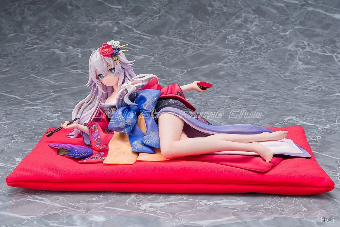 【Pre Sale】Original KADOKAWA KDcolle Hyperdimension Neptunia Noire/Neptune Girls' Hibiki Kimono 1/7 Model Collection Toy