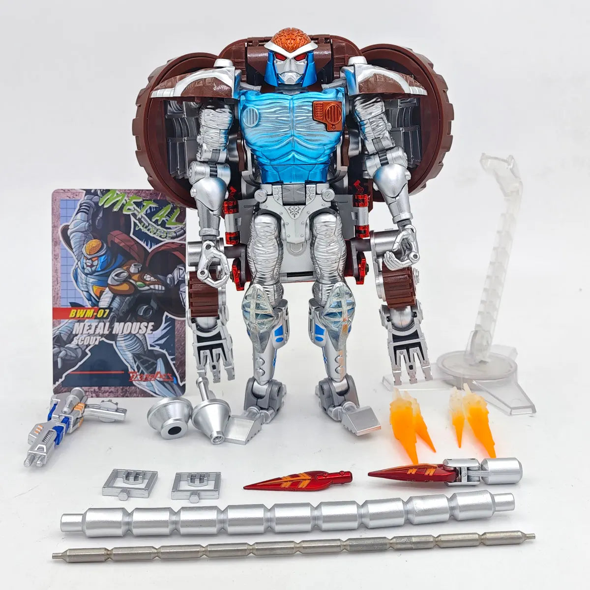 TransArt Toys TA BWM-07  TA METAL Rattrap Beast Wars BW Transformation Action Figure