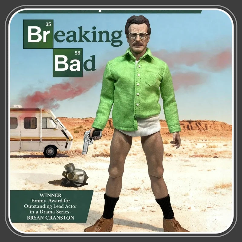 Flashback Studio M087 1/12 Scale Breaking Bad Heisenberg Walter White 2.0 Action Figure with Replaceable Cloth Collectible Toy