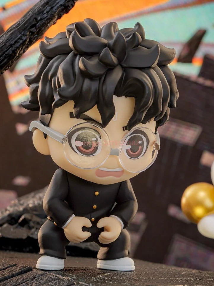 In Stock Original Hot Toys Dandadan Mini Figures Cosbi Collection Chibi Anime Figure Okarun Momo Speed Granny Cute Model Gifts
