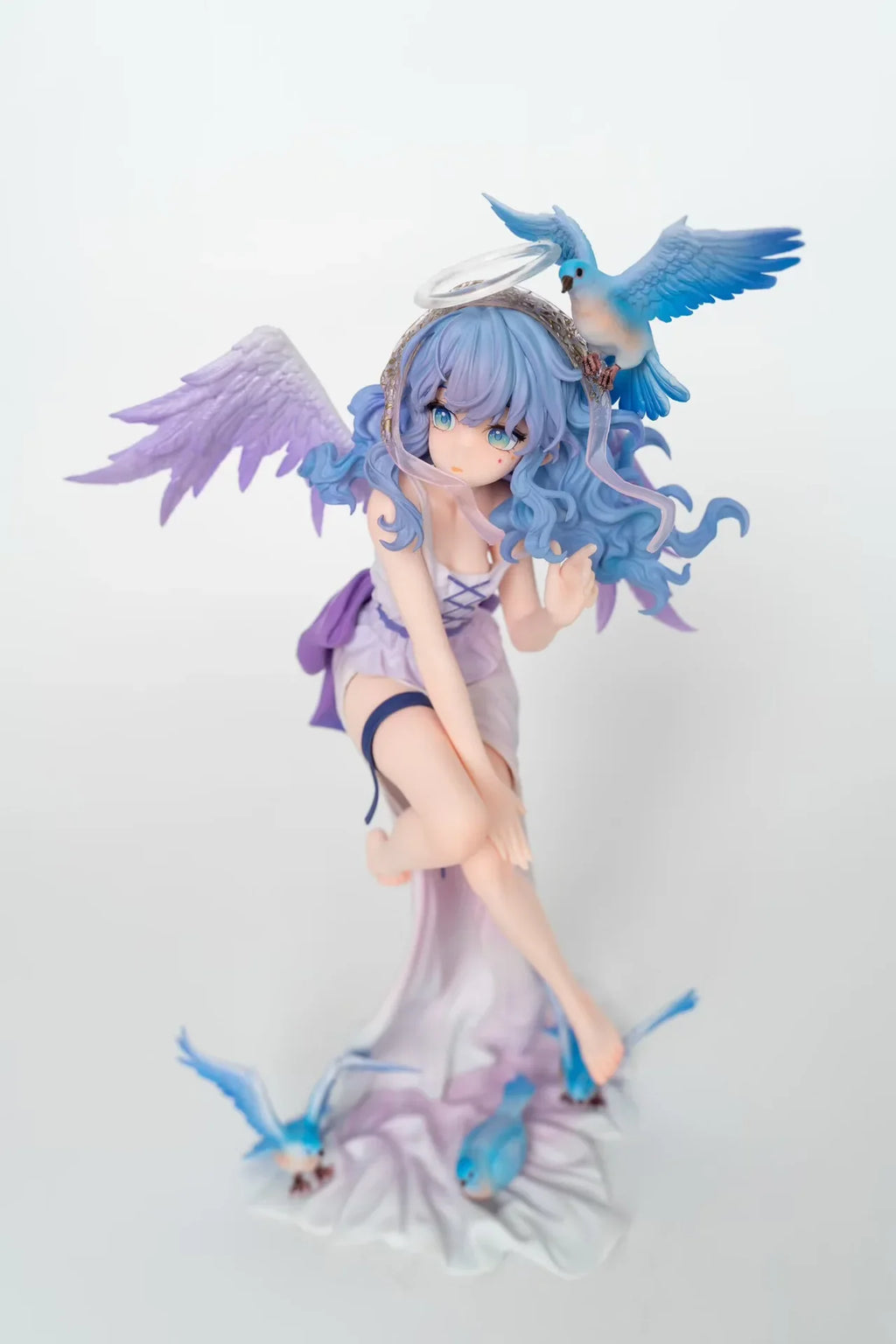25cm Ariel The Little Angel Sitting Position 2 Colors Cartoon Girl Figure Model Statue Collection Desktop Ornament Toys For Gift