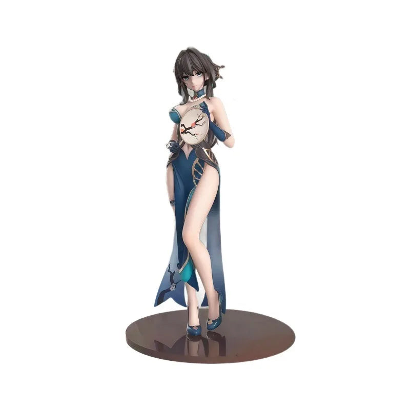 24CM Honkai: Star Rail Ruan Mei Zhenhai China Dress girl figure Hard PVC Anime Action Toy Adults Collection Model Doll Gift