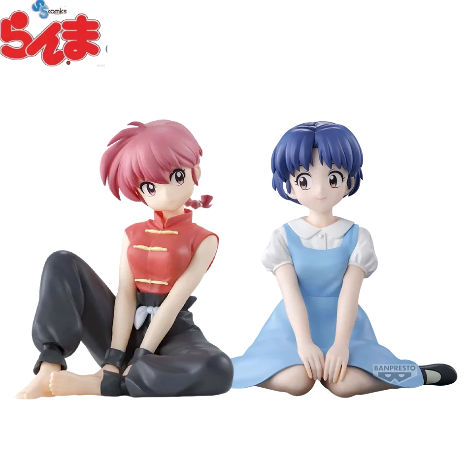 In Stock Original BANDAINAMCO BANPRESTO Ranma 1/2 Relax Time Shampoo Tendou Akane Ranma PVC Figure Model Collector Birthday Gift