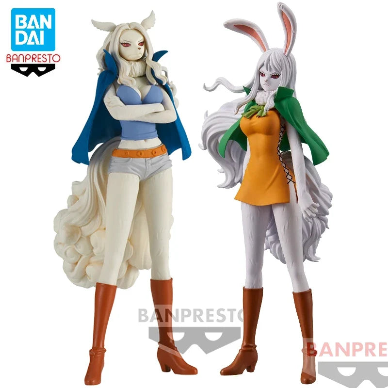 In Stock Bandai BANPRESTO One Piece DXF The Grandline Lady Wano Country Carrot Wanda Anime Action Figure Toy Model Collection