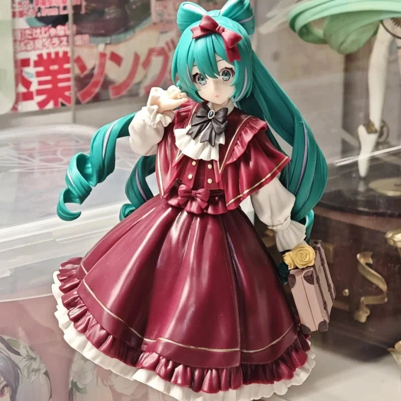 New Orginal Furyu Trio-Try-It Vocaloid Hatsune Miku Classical Girl Anime Figures Exquisite Kawaii  Desktop Ornament Xmas Gift