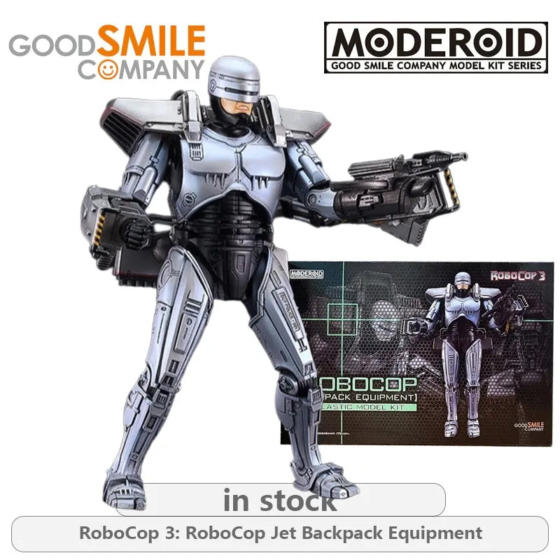 GSC Original MODEROID RoboCop 3 Series Murphy Anime Action Figure Assembly Model Toys Movable Model Ornaments Gifts Fo Boys