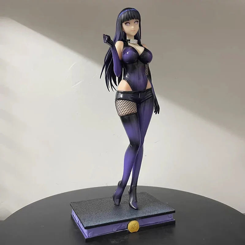 25cm Anime Naruto Figure Hyuga Hinata Action Figures Beautiful Girl Pvc Model Dolls Statue Collection Decor Model Toy Kid Gifts