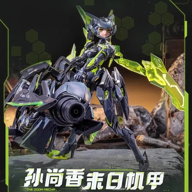 AniMester Original Nuclear Gold Reconstruction and Assembly Series Sun Shangxiang1/12 Anime Action Figure Assembly Model Toys
