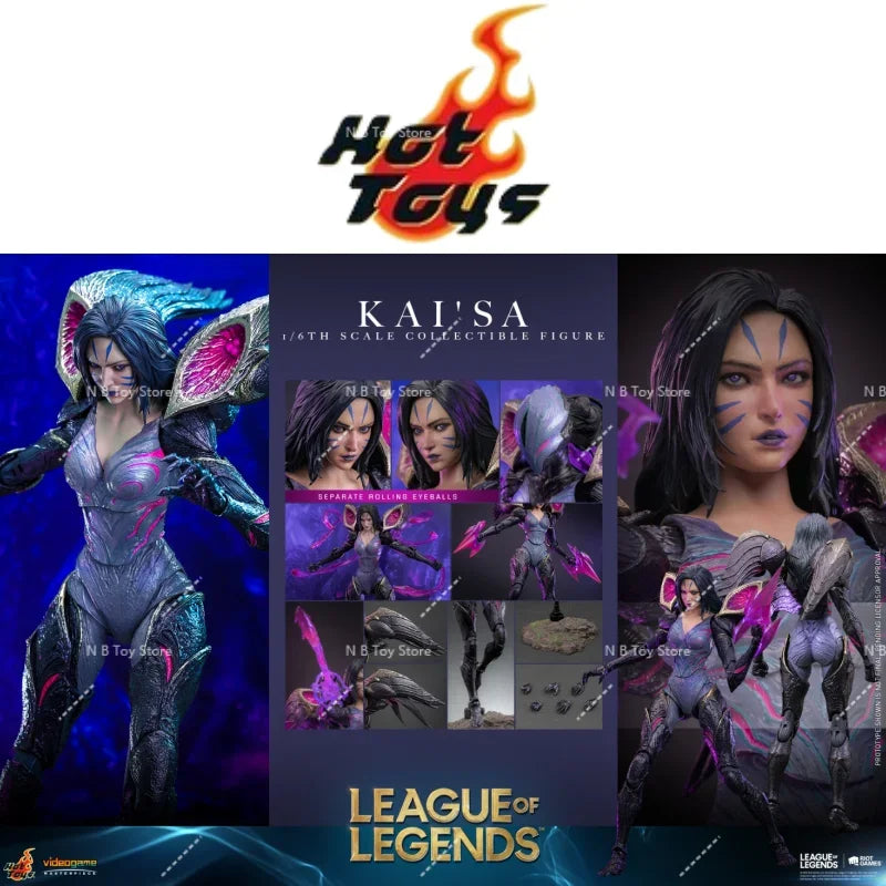 HotToys HT 1/6 Game League of Legends Void Girl Kasha KAI SA VGM57 Action Figure Model Toys