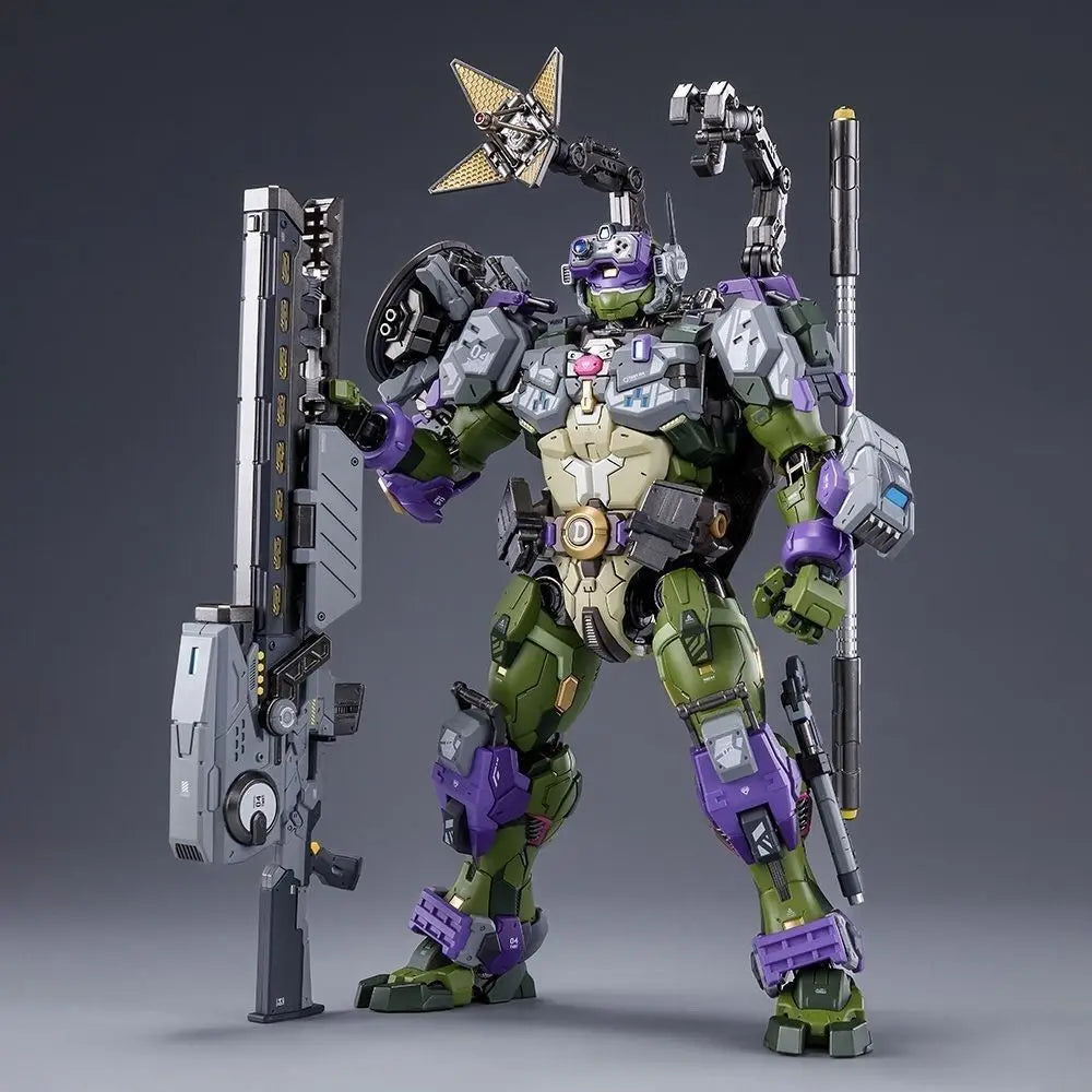 In Stock HEATBOYS Teenage Mutant Ninja Turtle Action Figure Michelangelo Donatello Leonardo Mecha Model Alloy Ninja Turtle Toys