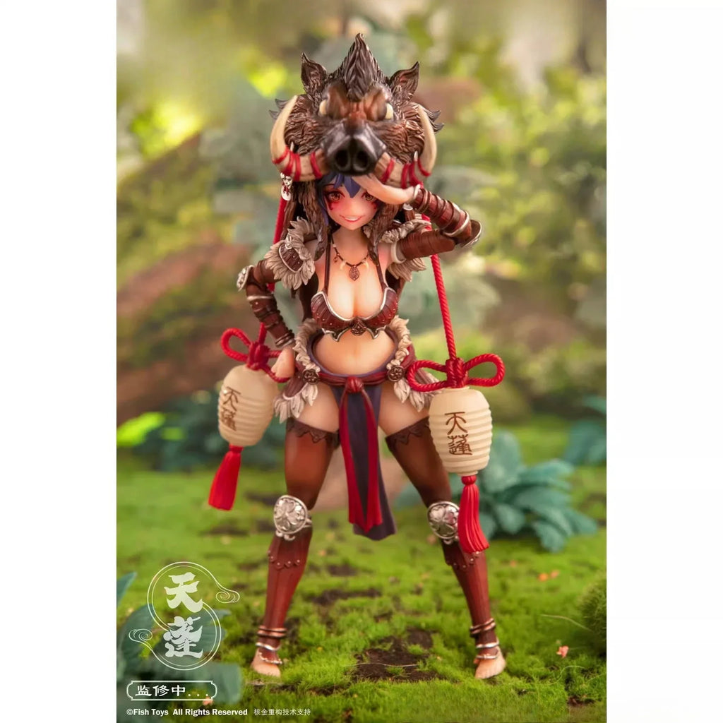 【In Stock】 Fish Toys 1/9 Scale Mobile Suit Girl Journey To The West Of Bliss Tianpeng Weapon Full Set 22cm Action Figures Model