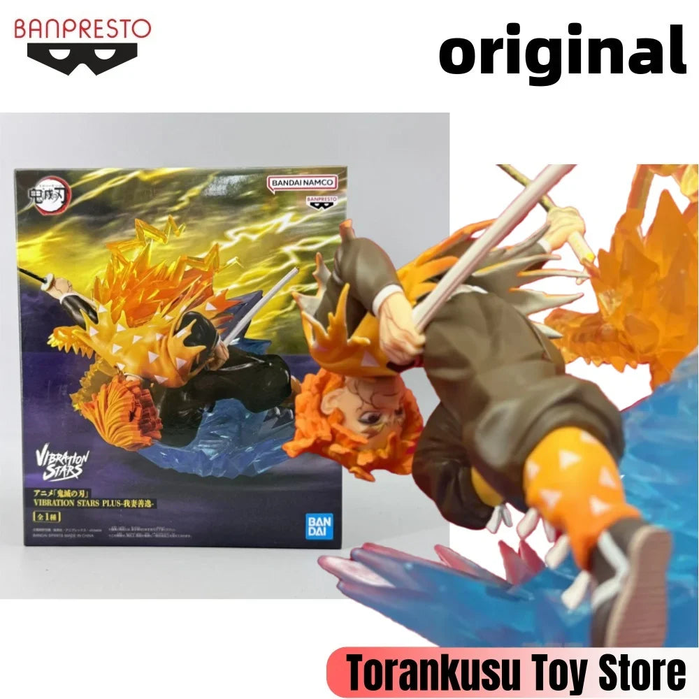 Banpresto Demon Slayer: Kimetsu no Yaiba Anime Agatsuma Zenitsu Vibration Stars Actionfiguren Modell Figur Original Spielzeug