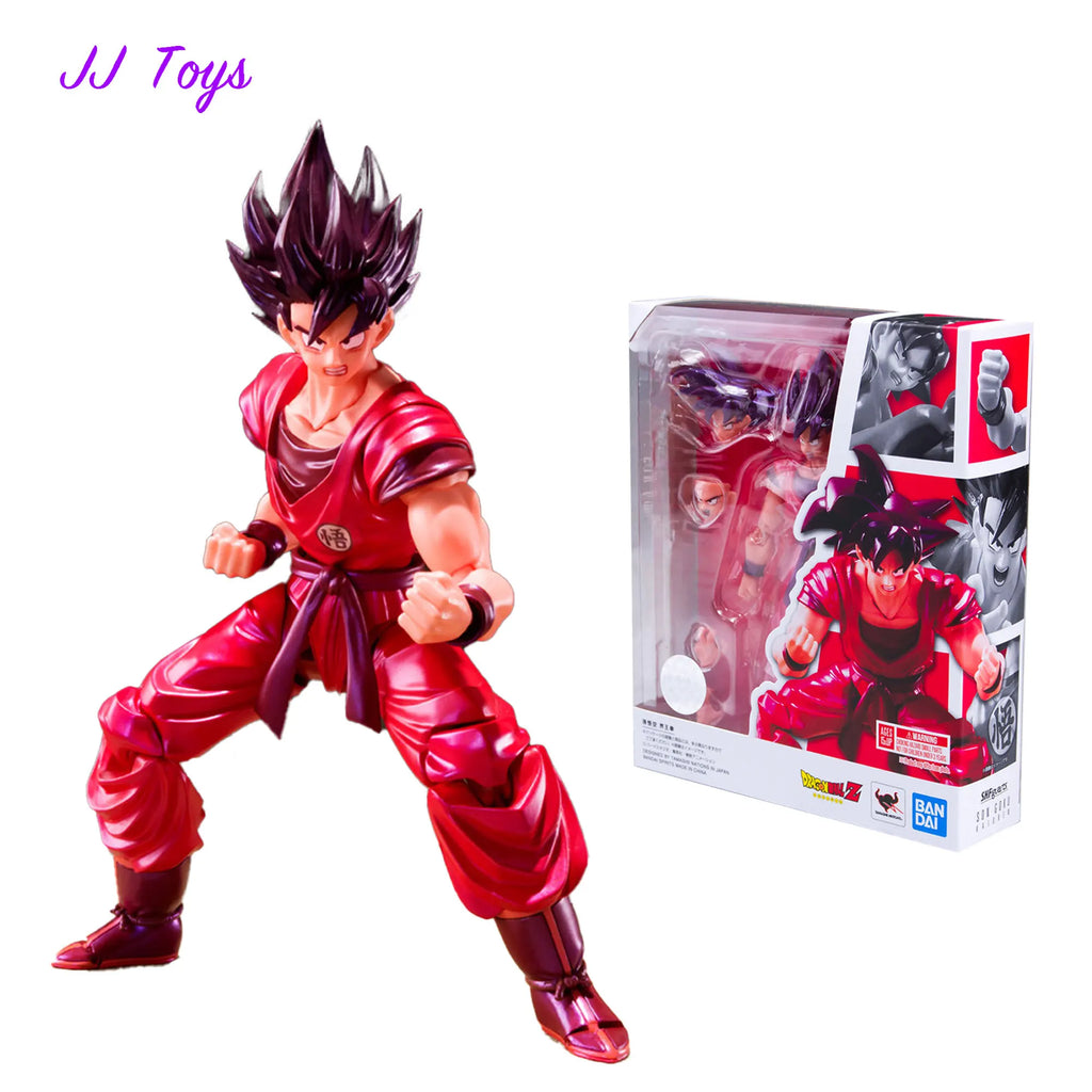 15cm Dragon Ball Anime Figures Kaioken Sun Goku Action Figure Statue Model Doll Collection Toys Gifts