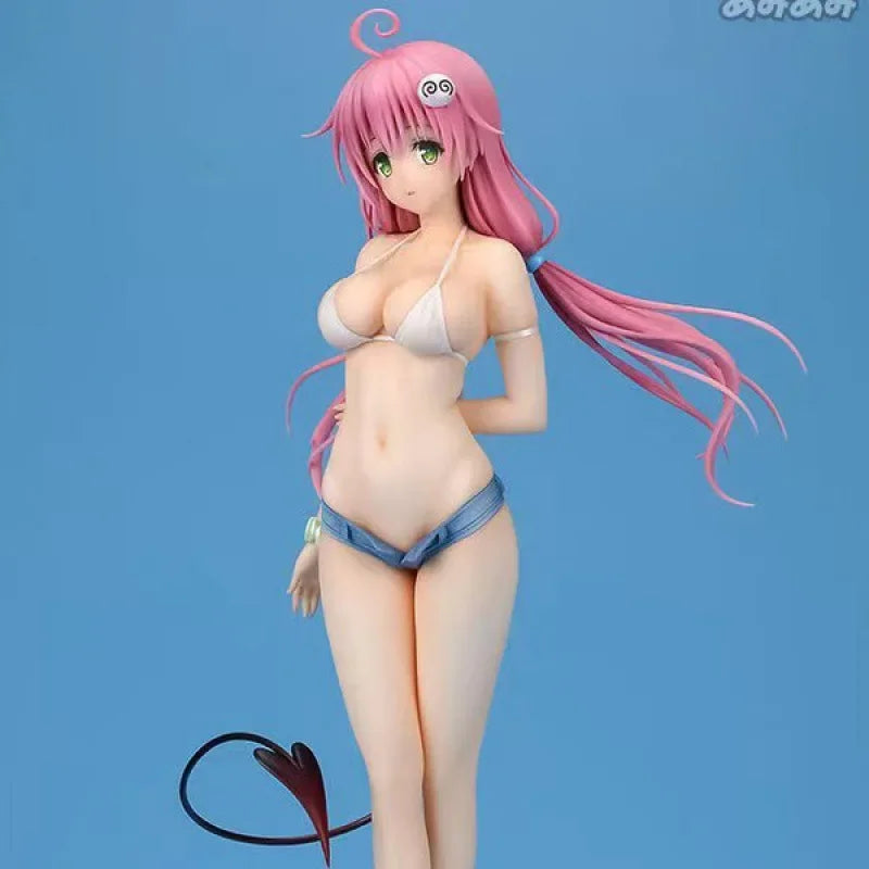 Anime Figures Swimsuit Version - Momo Lala Yuki Collectible Model Toys Sexy Figure From To Love-Ru Darkness Mika Deviluke
