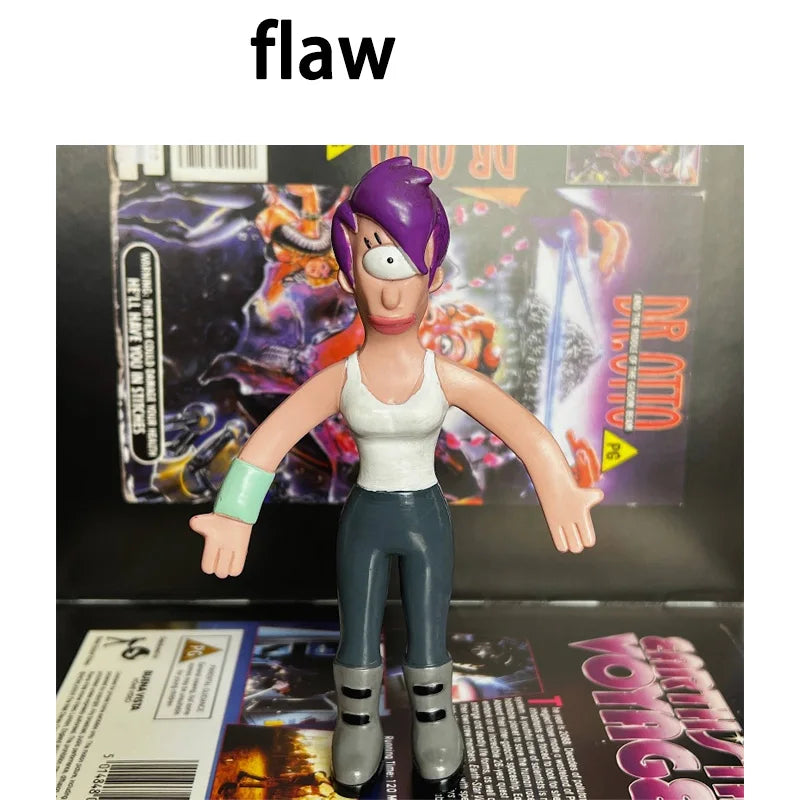 Futuramla Figure Turanga Leela Cartoon Doll  Bender Fry Ornaments Accessories Toy Kids Gifts