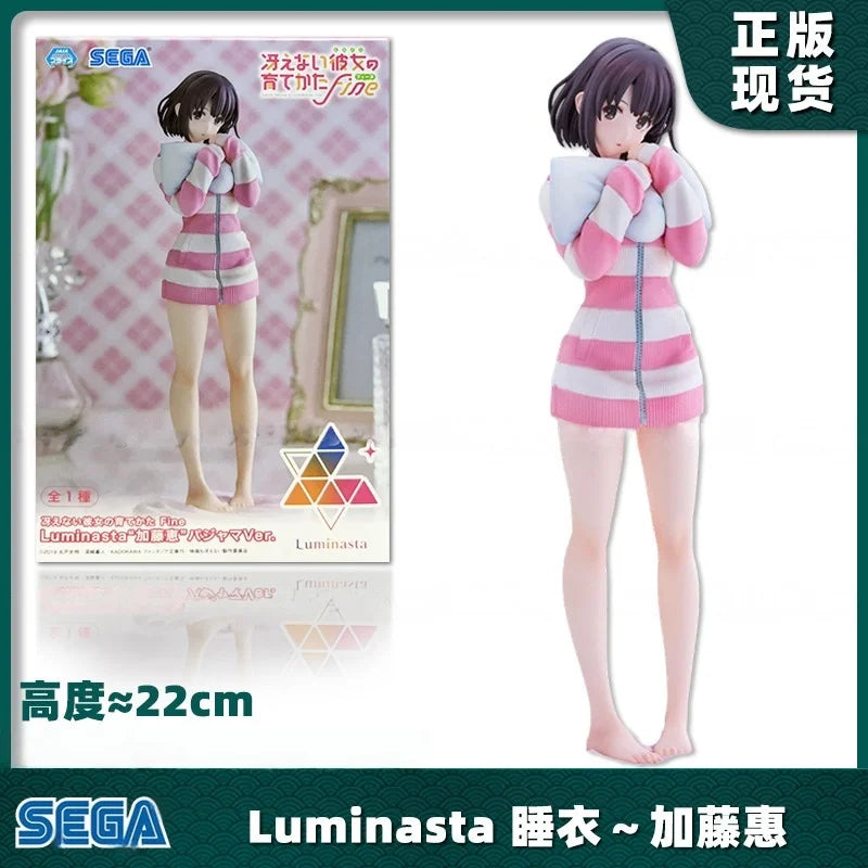 Genuine Sega Luminasta Megumi Kato Casual Wear Prize In Stock From Saekano How To Raise A Boring Girlfriend Anime Statue