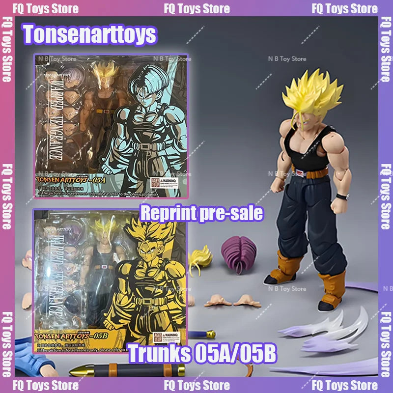Reprint Pre-order, Tonsenarttoys Studio Dragon Ball Trunks 05A-05B Action Figure Model Toy Collection Gift