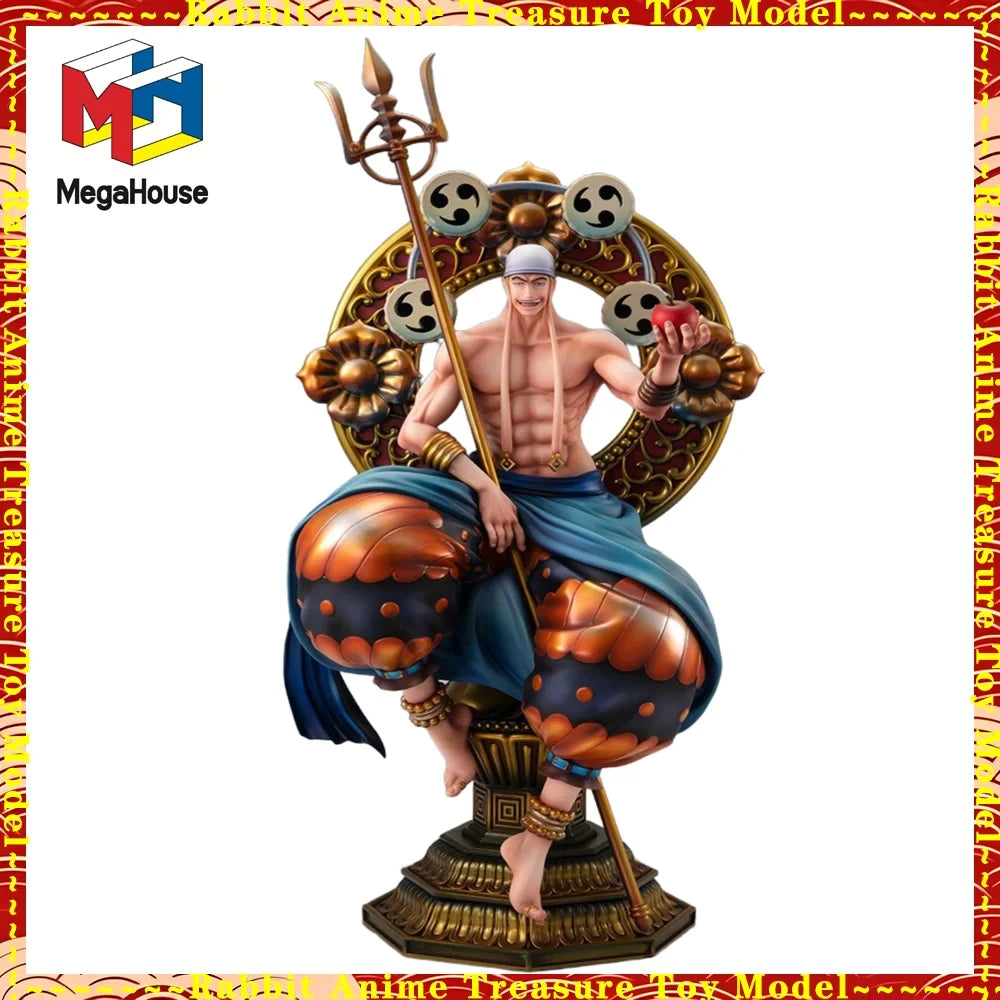 In Stock Original Genuine MegaHouse P.O.P “NEO-MAXIMUM” One Piece God Eneru Sky Island’s Only God PVC Statue Figure Display