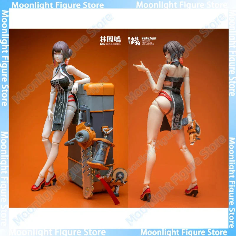 Auf Lager Mental Agent Zhen Yilu Lin Fengjiao MAZ-01 1/10 Soldat Puppe Anime Actionfigur Spielzeug Geschenk Modell Sammlung