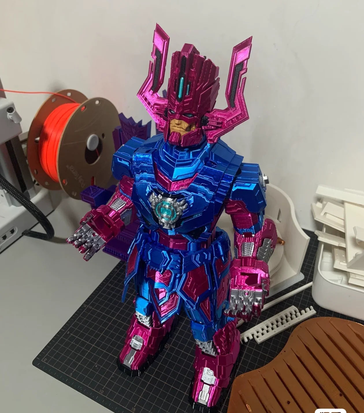 High-quality 3D Printed God of War Mecha Assembled Full-Body Action Figure with Multi-Joint Articulation Collectible Model Toy