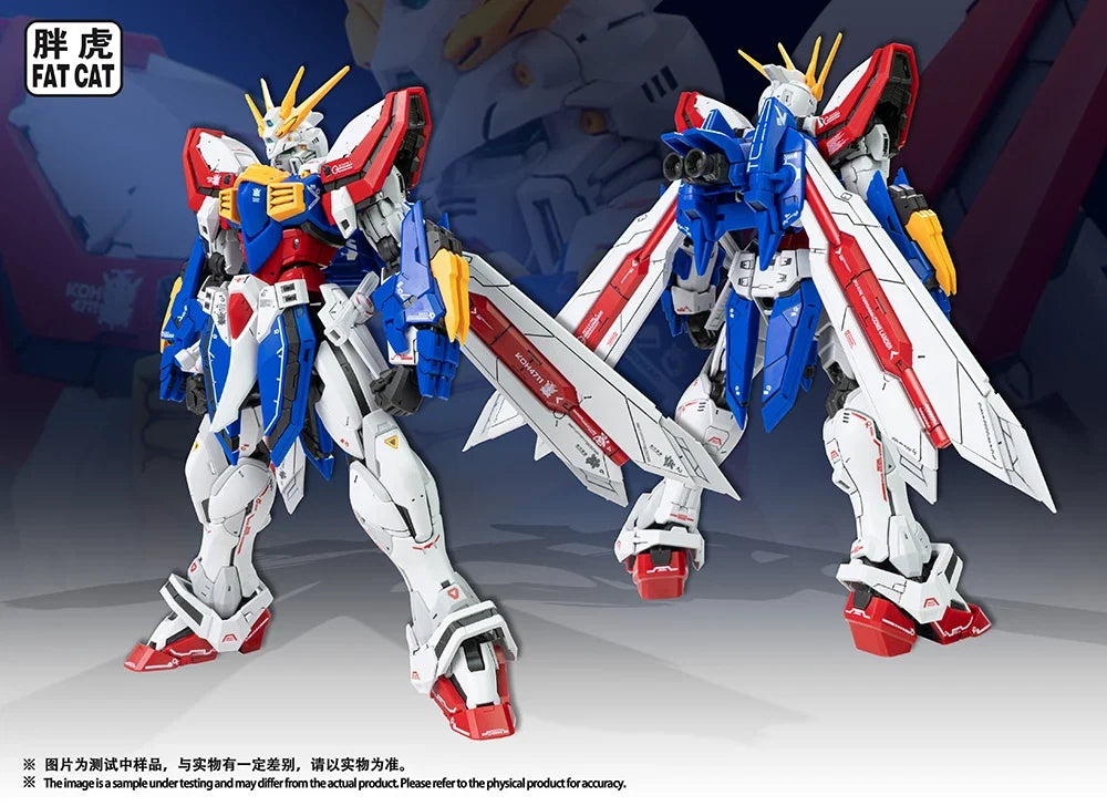 In Stock FAT CAT 1/100 II God Scale Special RG 1/144 Enlarged Version Assembly Model Kit Action Figure Robot Plastic Model