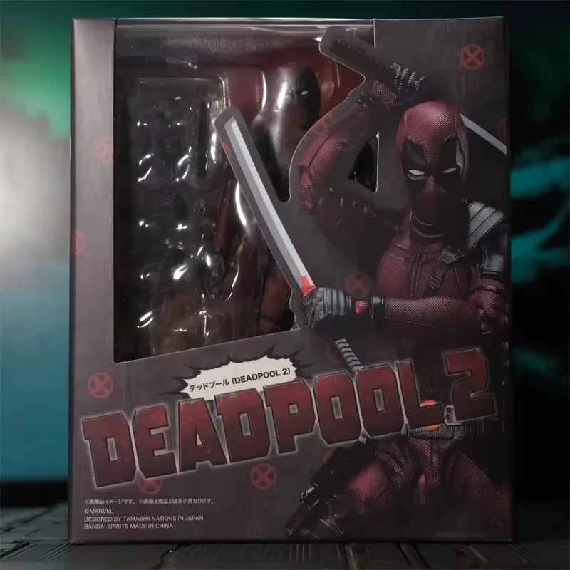 Deadpool Action Figure Deadpool & Wolverine SHFiguarts Joint Movable New Mutants Wilson Comics SHF Model Movie Toy for Kids Gift