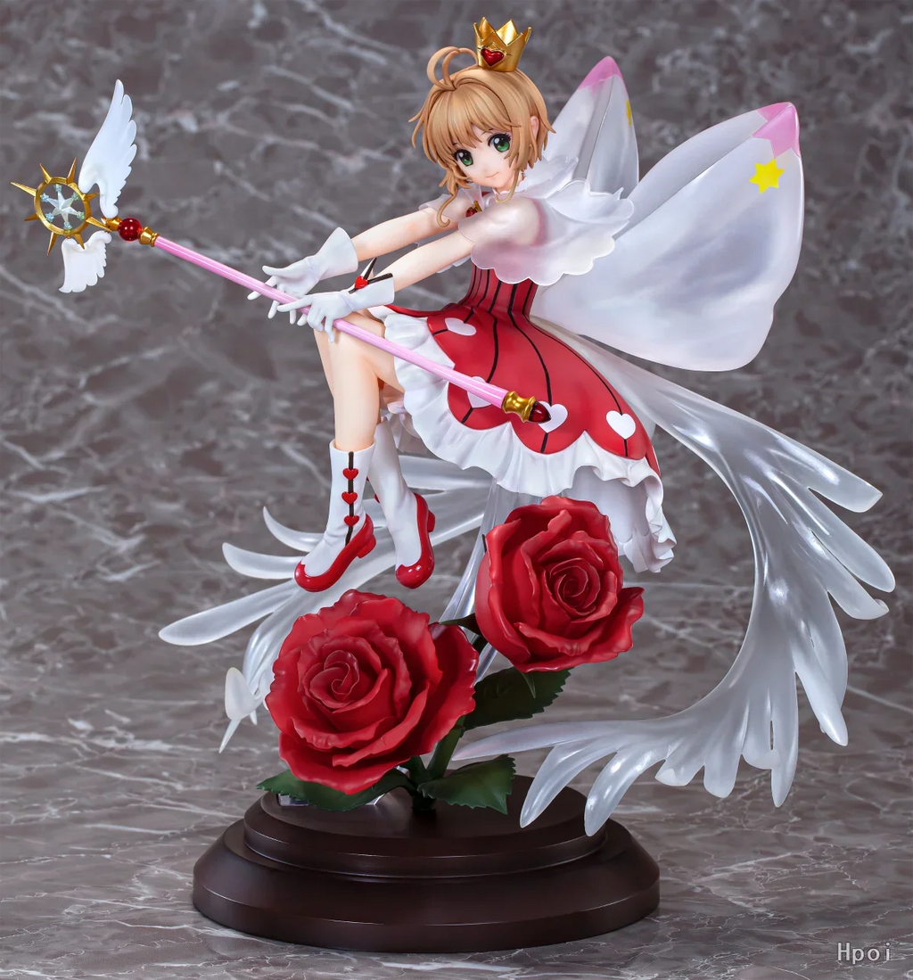 【FS】 In stock WINGS INC. Cardcaptor Sakura Transparent Card Chapter Sakura Kinomoto Scale 1/7 Figure Toy Model Gift
