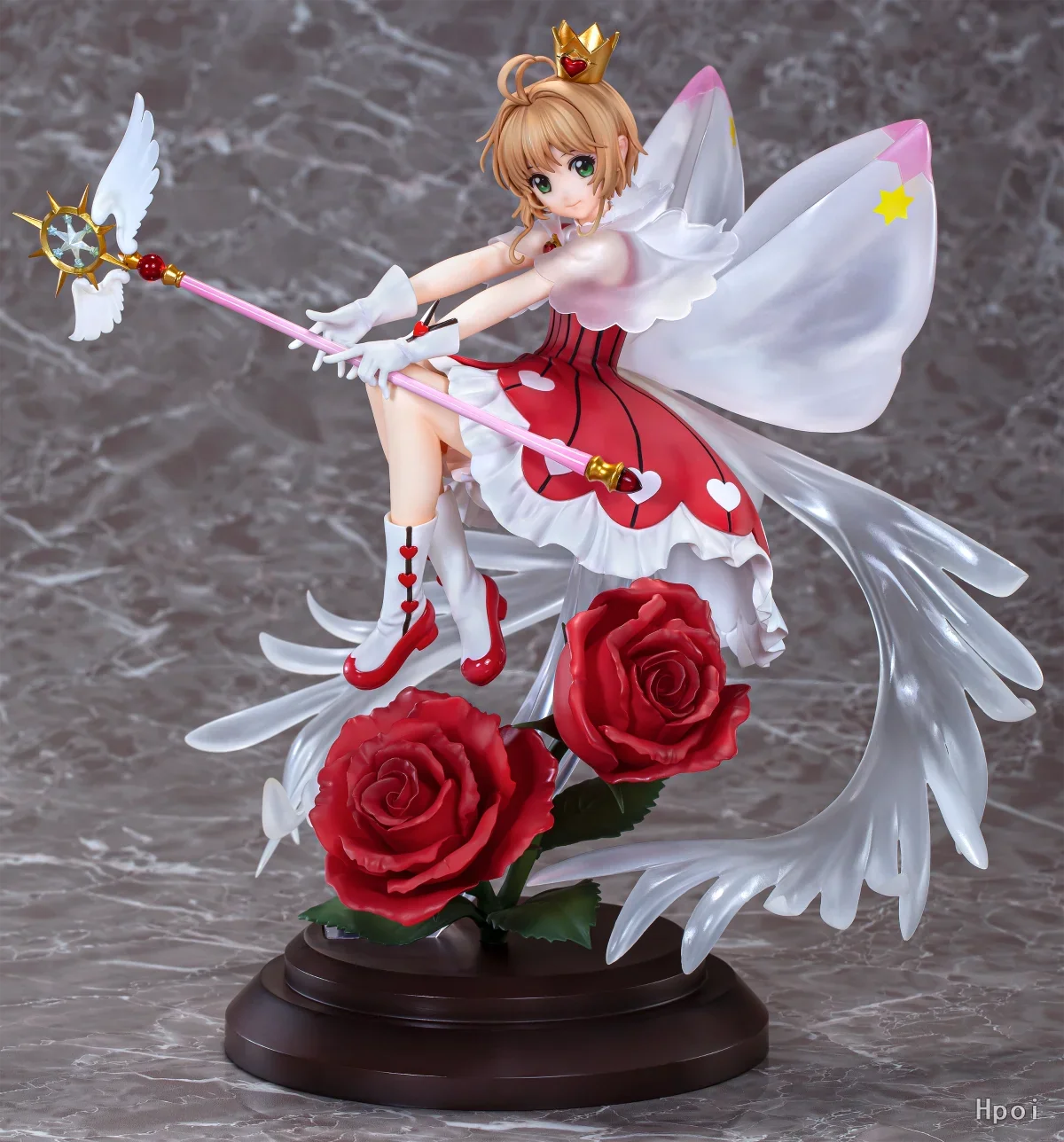 【FS】 In stock WINGS INC. Cardcaptor Sakura Transparent Card Chapter Sakura Kinomoto Scale 1/7 Figure Toy Model Gift