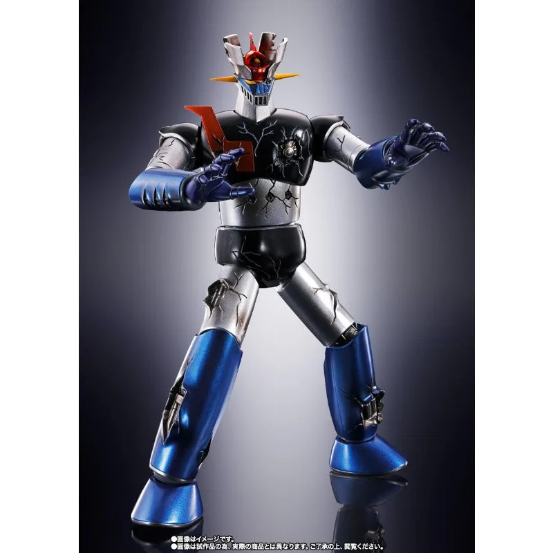Original Bandai in Stock SOUL OF CHOGOKIN GX-105D Mazinger Z -KAKUMEI SHINKA- DAMAGE VERSION Anime Action Figures Toys Model Kid