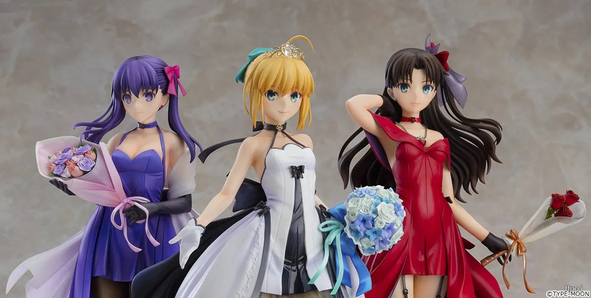 Original in Stock GSC Fate/stay Night Sakura Matou Tohsaka Rin Altria Pendragon 1/7 Figures Model Toy Gift Collection Ornament
