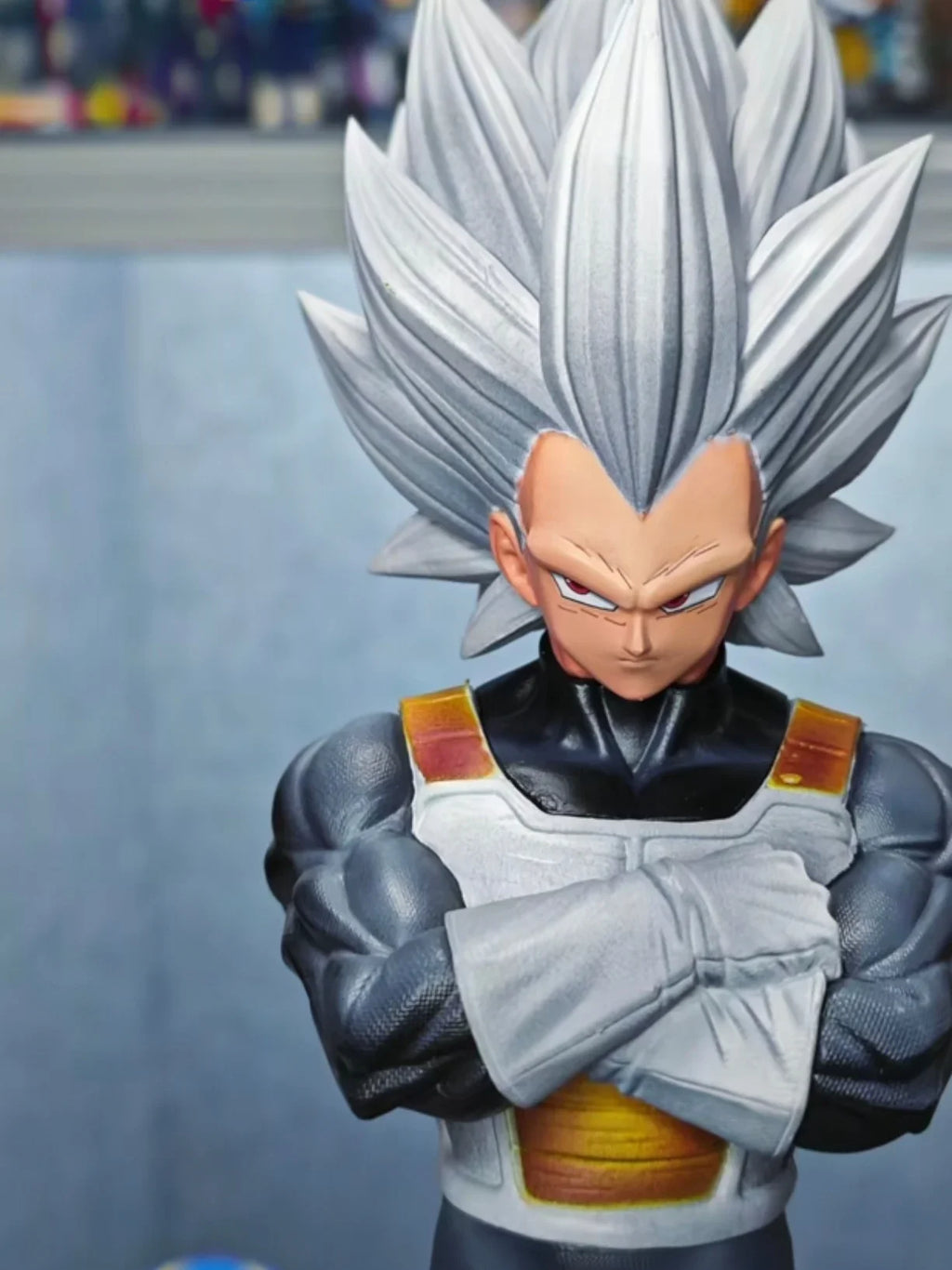 33cm Dragon Ball Z Super Saiyan Vegeta Anime Figures SSJ3 Vegeta Anime Movie Character Toys, Decorations, Collectible Gifts